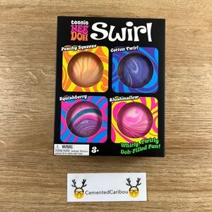 NeeDoh Teenie Swirl 4 Pack NEW SEALED